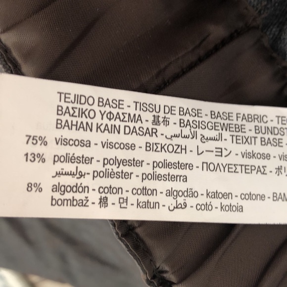 Zara - faux leather mini skirt - brown - Picture 3 of 3